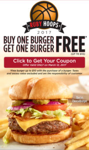 Ruby tuesday bogo  deal for so connected members